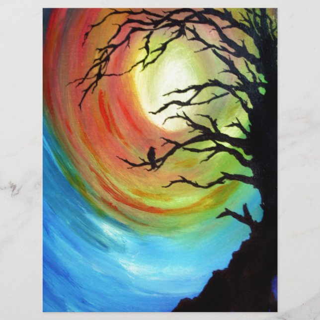 Lámina Perdido en la oscuridad (Anverso)