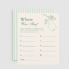 Lámina Perfect Pear Dónde Estaban Los Juegos De Ducha De 