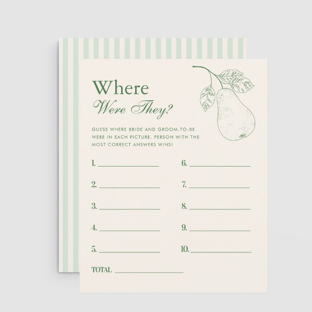 Lámina Perfect Pear Dónde Estaban Los Juegos De Ducha De  (Subido por el creador)