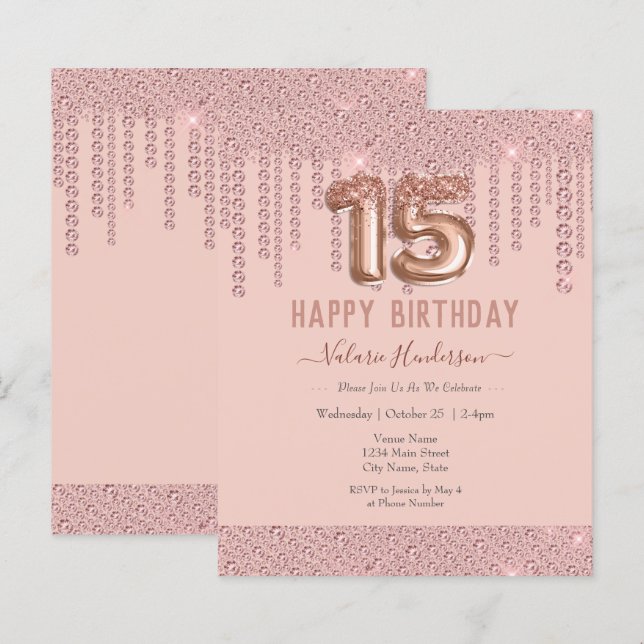 Lámina Perforaciones de diamantes rosas de Rubor Felices  (Anverso / Reverso)