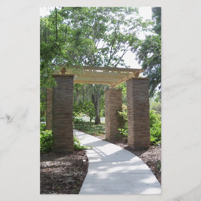 Lámina pérgola en camino (Anverso)
