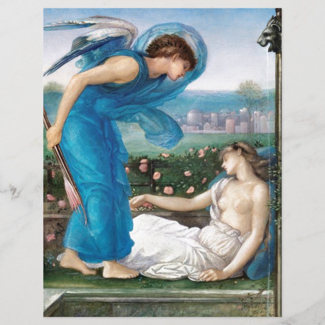 LÁMINA PERIÓDICO DE LIBROS: E.B. JONES: CUPID Y PSYCHE (Anverso)