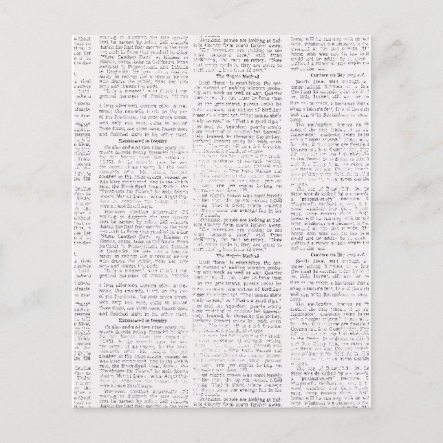 Lámina Periódico Vintage (Anverso)