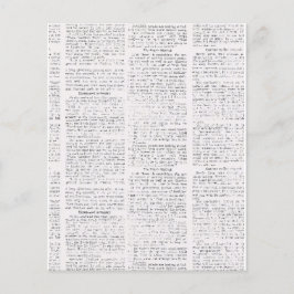 Lámina Periódico Vintage