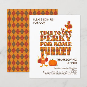 Lámina PERKY PRESUPUESTO PARA TURQUÍA Invitación A La Cen