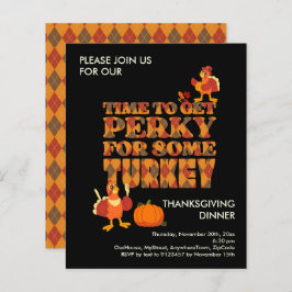 Lámina PERKY PRESUPUESTO PARA TURQUÍA Invitación A La Cen