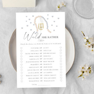 Lámina Perlas - ¿Prefiere un juego de ducha de novias?