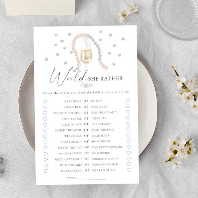 Lámina Perlas - ¿Prefiere un juego de ducha de novias? (Subido por el creador)