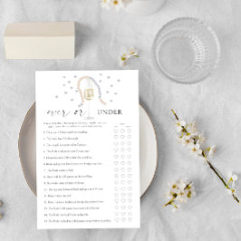Lámina Perlas, Prosecco - Juego de la ducha de novia: ¿má