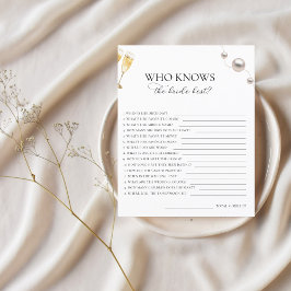 Lámina Perlas y Prosecco que conocen el mejor juego de no