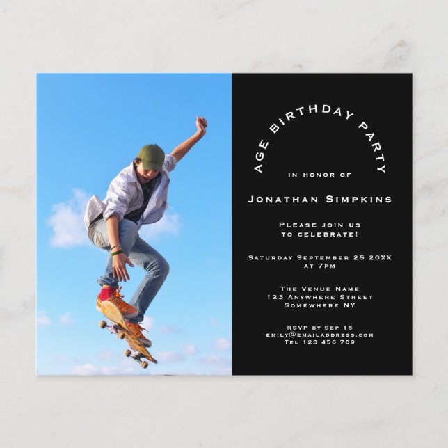 Lámina Persona de fotografía de presupuesto Cualquier eda (Anverso)