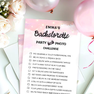 Lámina Personalizable Bachelorette Scavenger Hunt