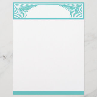 Lámina Personalizable del borde de la pluma de pavo real