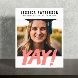 Lámina personalizable GRAD ¡YAY! Announ
