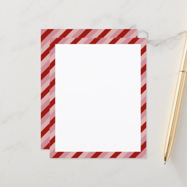 Lámina Personalizable Valentine Stripes (Anverso/Reverso In Situ)