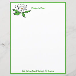 Lámina Personalización del yoga Zen de flores de Lotus