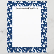 Personalizado azul de la Marina de los Pinos Nórdi