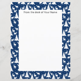 Lámina Personalizado azul de la Marina de los Pinos Nórdi