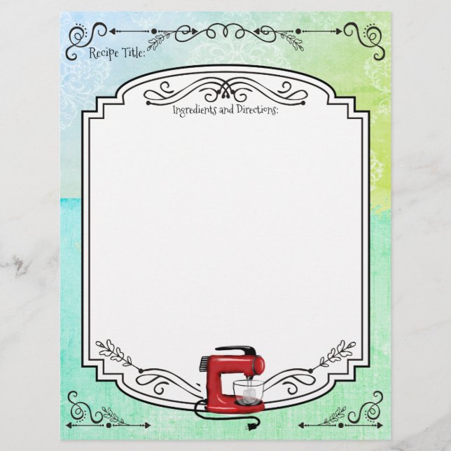 Lámina Personalizado color retro stand mezclador retro me (Anverso)