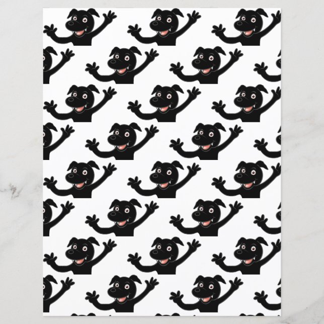 Lámina personalizado de afeitado de laboratorio negro (Anverso)