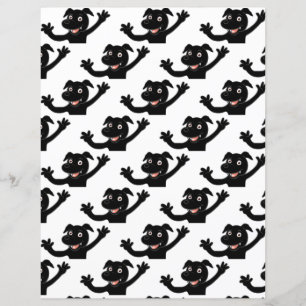 Lámina personalizado de afeitado de laboratorio negro