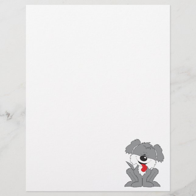 Lámina Personalizado de Cachorro chapucero (Anverso)