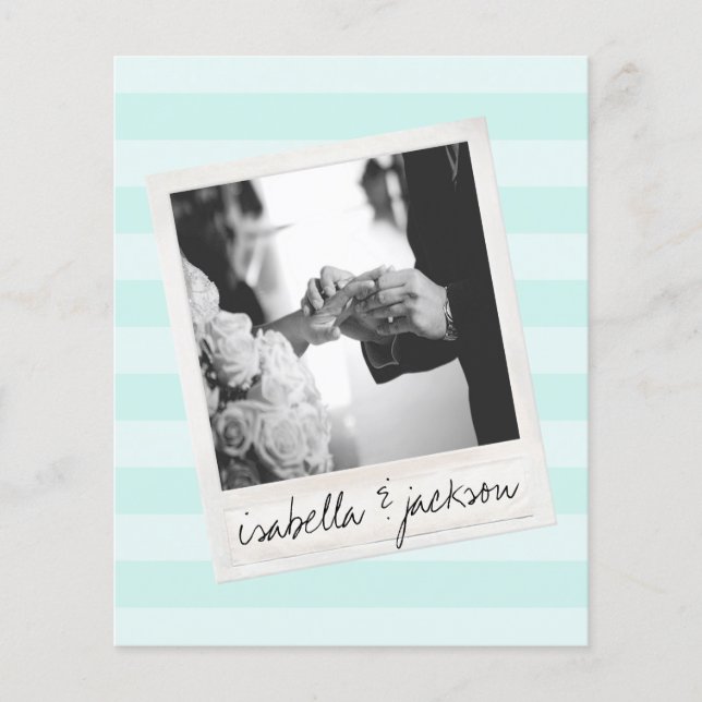 Lámina Personalizado de fotograma retro fotográfico de In (Anverso)