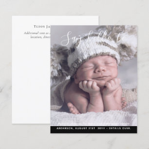 LÁMINA PERSONALIZADO DE INVITACIÓN DE FOTOS DE RECIÉN NAC