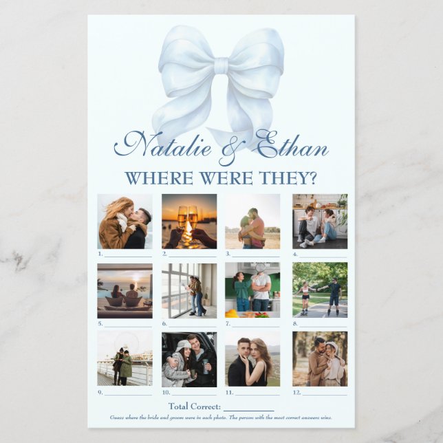 Lámina Personalizado Dónde Estaban Los Juegos De Ducha De (Anverso)