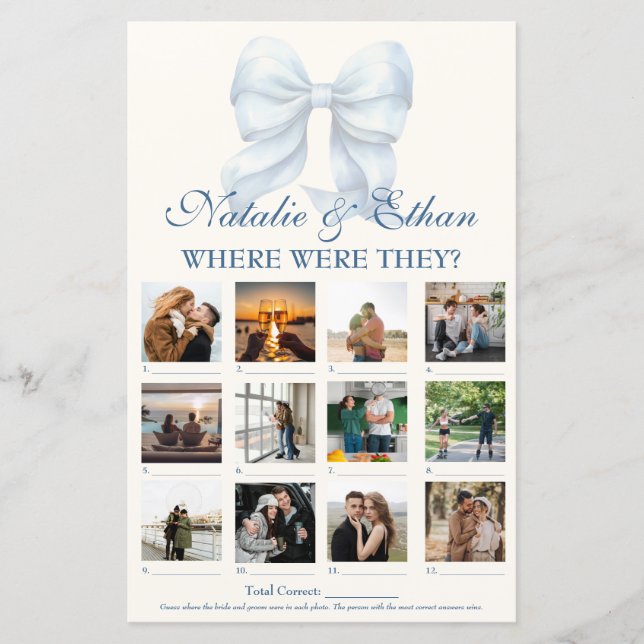 Lámina Personalizado Dónde Estaban Los Juegos De Ducha De (Anverso)