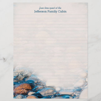 Lámina Personalizado Lake House Recuerdos Lining Page