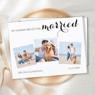 Lámina Personalizado Mascota Collage de fotos Boda De Per