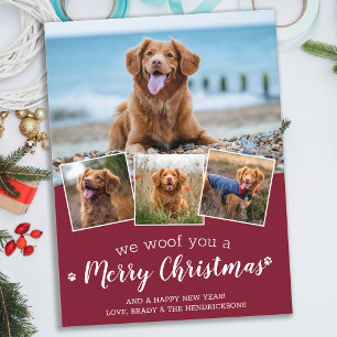 Lámina Personalizado navideño de presupuesto feroz Mascot
