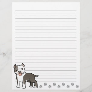 Lámina Personalizado Pitbull / American Staffordshire Ter