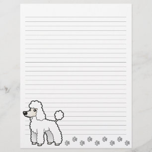 Lámina Personalizado Standard/Miniature/Toy Poodle (corte