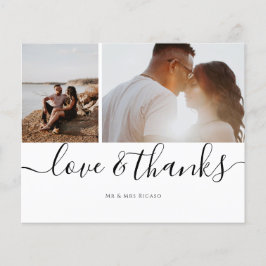 Lámina Personalizado Tres Fotos Amor y Gracias