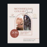 Lámina Personalizado V4 para Jackie_Mother's Day Promo Fl<br><div class="desc">// Nota: los ilustraciones de logotipo utilizados son sólo imágenes de marcador de posición. Tendrás que reemplazar tu foto antes de pedir/imprimir.</div>