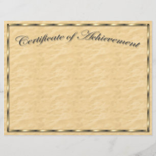 Lámina Personalizar Su propio certificado de logro