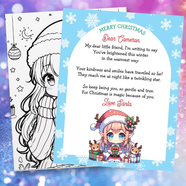 Lámina Personalized Kid's Letter from Santa  (Subido por el creador)