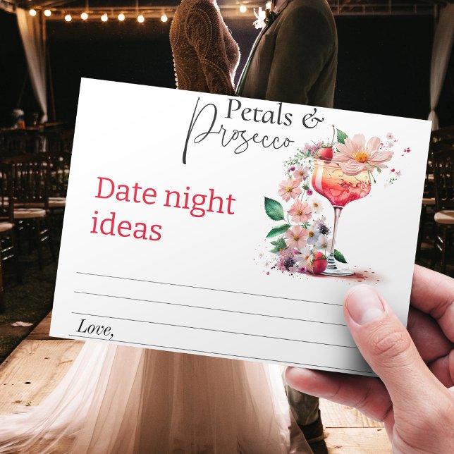 Lámina Petales Prosecco Floral Bridal Shower Brunch Fecha (Subido por el creador)