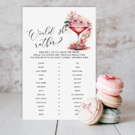 Lámina Petales y juego de ducha de novia Prosecco