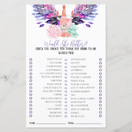 Lámina Petales y juego de novias Prosecco Prefiere