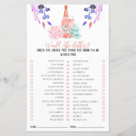 Lámina Petales y juego de novias Prosecco Prefiere