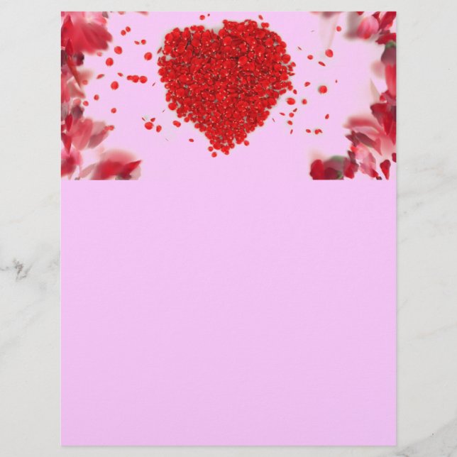 Lámina Pétalos de Corazón (Anverso)