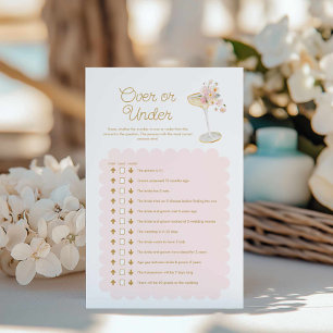 Lámina Pétalos y Prosecco durante o bajo juego de novias