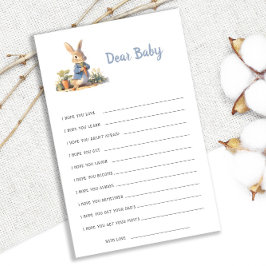 Lámina Peter El Conejo Baby Shower Querido Bebé Quiere Ju