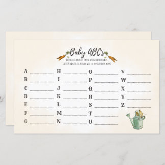 Lámina Peter Rabbit | Baby ABC | Juego Baby Shower