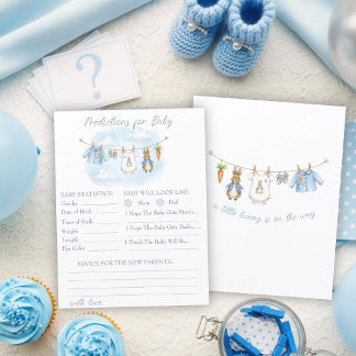 Lámina Peter Rabbit Baby Shower Predictions and Advice