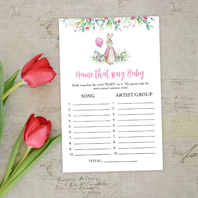 Lámina Peter rabbit Nombre esa canción bebé juego (Subido por el creador)