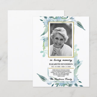 Lámina PHOTO Budget Sympathy In Loving Memory.